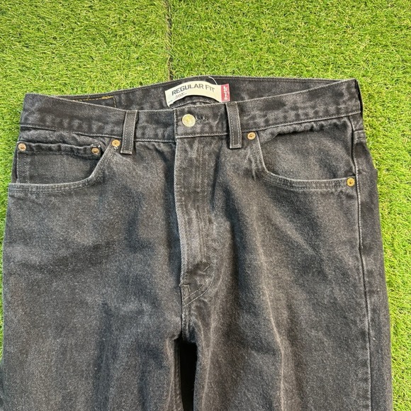 Levi's Other - Vintage Levi's 505 Jeans Mens 34x32 (Fits 33x31) Black Y2K Grunge Baggy Goth Emo